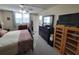 Spacious Primary bedroom with king-size bed and ample closet space at 4895 Bay Ne St # 215, St Petersburg, FL 33703