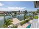 Stunning view of the canal and neighborhood at 12400 Capri N Cir # B, Treasure Island, FL 33706