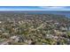 Aerial view of a residential neighborhood near a body of water at 216 Hillsborough St, Safety Harbor, FL 34695