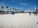Beach volleyball court with a patriotic theme at 3128 59Th S St # 209, Gulfport, FL 33707