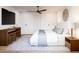 Spacious bedroom with a large bed, plenty of natural light, and wood accents at 0 Trapper John Rd, Weeki Wachee, FL 34614