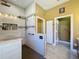 Spa-like bathroom with a large walk-in shower and stylish finishes at 15810 Cobble Mill Dr, Wimauma, FL 33598