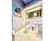Elegant bathroom with pedestal sink, toilet and decorative artwork at 168 Rue Des Chateaux, Tarpon Springs, FL 34688