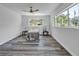 Spacious bedroom with gray flooring and large windows at 12020 82Nd E St, Parrish, FL 34219