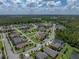 Aerial view of home and surrounding neighborhood at 8720 Savory Walk Dr, Land O Lakes, FL 34637