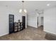 Dining room with built-in shelving and tile floors at 8720 Savory Walk Dr, Land O Lakes, FL 34637