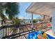 Wooden deck overlooking waterfront with canal views at 14180 W Parsley Dr, Madeira Beach, FL 33708