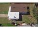 Aerial view showcasing the house's unique roofline at 1328 Barry St, Clearwater, FL 33756