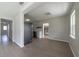 Modern kitchen with stainless steel appliances and light gray cabinetry at 1328 Barry St, Clearwater, FL 33756
