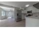 Modern kitchen features stainless steel appliances and white cabinets at 1328 Barry St, Clearwater, FL 33756