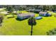 Aerial view of a house with a pool and a large yard at 36941 Blanton Rd, Dade City, FL 33523