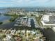 Aerial view of property near marina, showing location at 1301 Sea Gull S Dr, St Petersburg, FL 33707