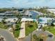 Property overview showcasing canal-front location and marina views at 1301 Sea Gull S Dr, St Petersburg, FL 33707