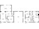 Detailed floor plan layout of a two-story home, showing room dimensions and overall structure at 7886 9Th S Ave, St Petersburg, FL 33707