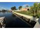 Private dock and view of canal and waterfront home at 1301 Sea Gull S Dr, St Petersburg, FL 33707