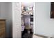 Walk-in closet with shelving and ample storage space at 650 Pinellas Point S Dr # 211, St Petersburg, FL 33705