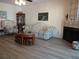 Living area with tiled floors, fireplace, and comfortable seating at 13936 Clubhouse Cir # 13936, Tampa, FL 33618
