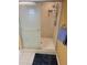 Clean bathroom with a shower and frosted glass door at 13936 Clubhouse Cir # 13936, Tampa, FL 33618