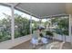 Spacious screened porch overlooking the community at 176 Philadelphia Lot 5 Blvd, Palm Harbor, FL 34684