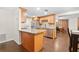 Updated kitchen with granite countertops and an island at 5621 Moog Rd, New Port Richey, FL 34652