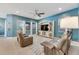 Relaxing living room with large TV and comfortable seating at 707 Winterside Dr, Apollo Beach, FL 33572