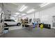 Spacious garage with ample storage and room for one vehicle at 10213 Golden Eagle Dr, Largo, FL 33778
