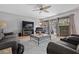 Comfortable living room with access to the balcony at 19725 Gulf Blvd # 20, Indian Shores, FL 33785