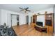 Second bedroom with wood floors and ample closet space at 13191 92Nd Ave, Seminole, FL 33776