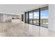 Open concept living space with modern kitchen and city views at 2912 W Santiago St # 1901, Tampa, FL 33629