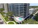 Aerial view showcasing the pool and landscaping at 2912 W Santiago St # 1901, Tampa, FL 33629