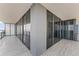 Private balcony with glass railings offering stunning cityscape views at 2912 W Santiago St # 1901, Tampa, FL 33629
