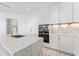 Modern kitchen with marble countertops and high-end appliances at 2912 W Santiago St # 1901, Tampa, FL 33629