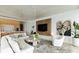 Elegant living area with sectional sofa and media wall at 1000 Water St # 1103, Tampa, FL 33602
