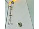 Sleek shower with marble tile and modern fixtures at 1000 Water St # 1103, Tampa, FL 33602