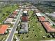 Aerial view of the home and surrounding area at 1630 Woodmar Dr, Sun City Center, FL 33573