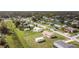 Wide aerial view showing the property and neighborhood at 7518 Lyncrest St, North Port, FL 34287