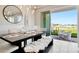 Bright dining area with sliding door access to patio at 31879 Anchor Point Dr, Wesley Chapel, FL 33545