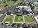 Aerial view of community bowling greens at 1511 Danbury Dr, Sun City Center, FL 33573