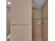 Bathroom with shower and a towel rack at 2857 Brewster Rd, North Port, FL 34288