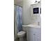 Bathroom with shower, toilet and vanity at 4460 95Th N Ave # 1, Pinellas Park, FL 33782