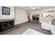 Bright living room with fireplace and open floor plan at 2101 Fox Chase Blvd # 106, Palm Harbor, FL 34683