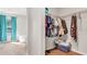 Spacious walk-in closet with plenty of room for clothes and shoes at 8378 Gibralter St, Spring Hill, FL 34608