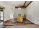 Charming dining area with wood-look floors and a round table at 10520 Collar Dr, San Antonio, FL 33576