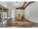 Formal dining room with hardwood floors and a chandelier at 10520 Collar Dr, San Antonio, FL 33576