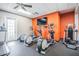 State-of-the-art fitness center with ellipticals and other cardio equipment at 10520 Collar Dr, San Antonio, FL 33576