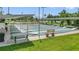 Enjoy cornhole on well-maintained courts with covered seating at 10520 Collar Dr, San Antonio, FL 33576