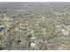 Aerial view showing a home situated in a wooded, secluded area at 1106 Oxbow Rd, Wimauma, FL 33598