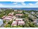 Aerial view of community near the water at 1012 Pearce Dr # 209, Clearwater, FL 33764