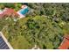 Expansive green space with mature trees near pool at 1012 Pearce Dr # 209, Clearwater, FL 33764
