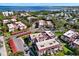 Aerial view of community near the water at 1012 Pearce Dr # 209, Clearwater, FL 33764